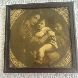 Vintage Raphael’s reproduction Madonna of the Chair